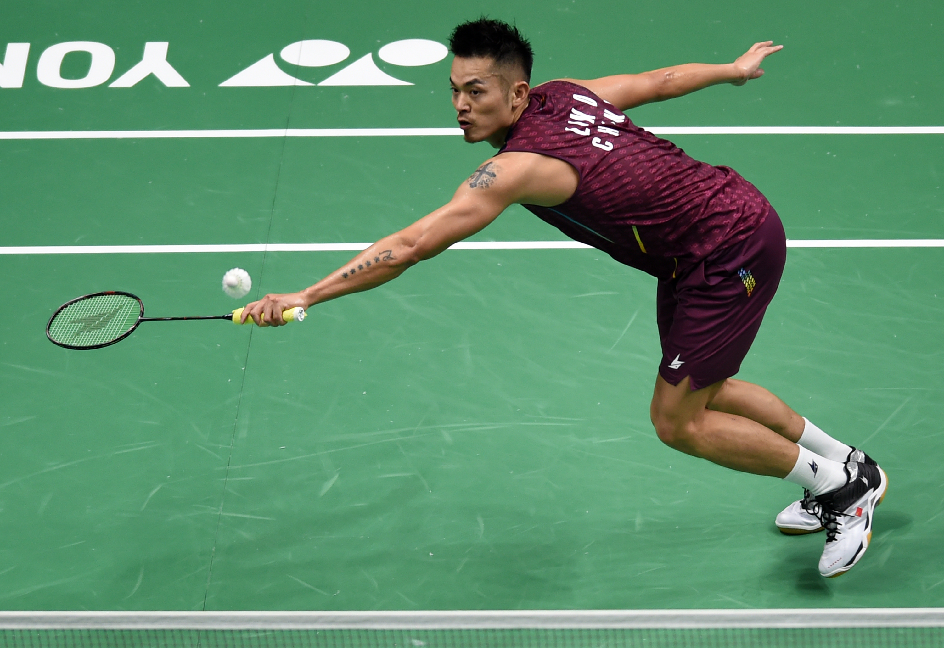 包含丹麦羽毛球队完胜法国羽毛球队，林丹惊艳世界的词条